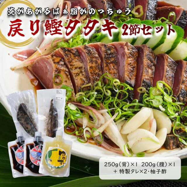 戻り鰹タタキ　2節せっと