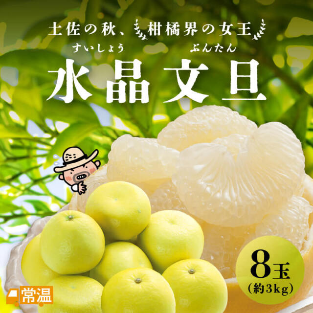 水晶文旦（8玉入約3kg）