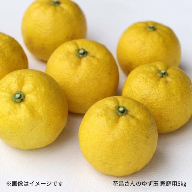 花昌さんのゆず玉 家庭用5kg