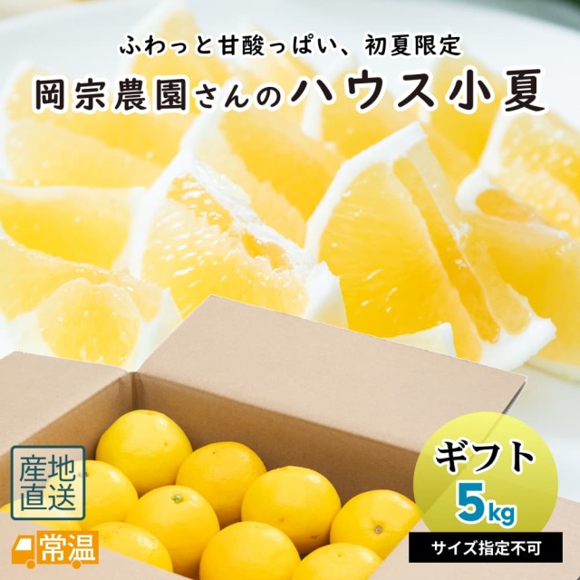 岡宗農園さんのギフト用小夏　5kg