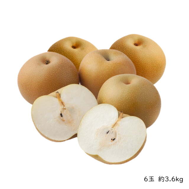 清田さんの新高梨（約3.6kg・6玉入）
