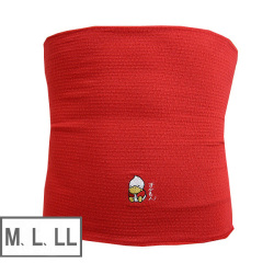 【男女兼用】【すがもん】紳士シャーリング赤腹巻（Ｍ/Ｌ/LL）（日本製）