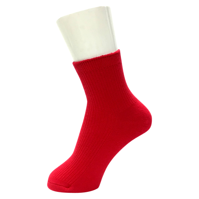 赤い靴下 綿 婦人用レッドソックス