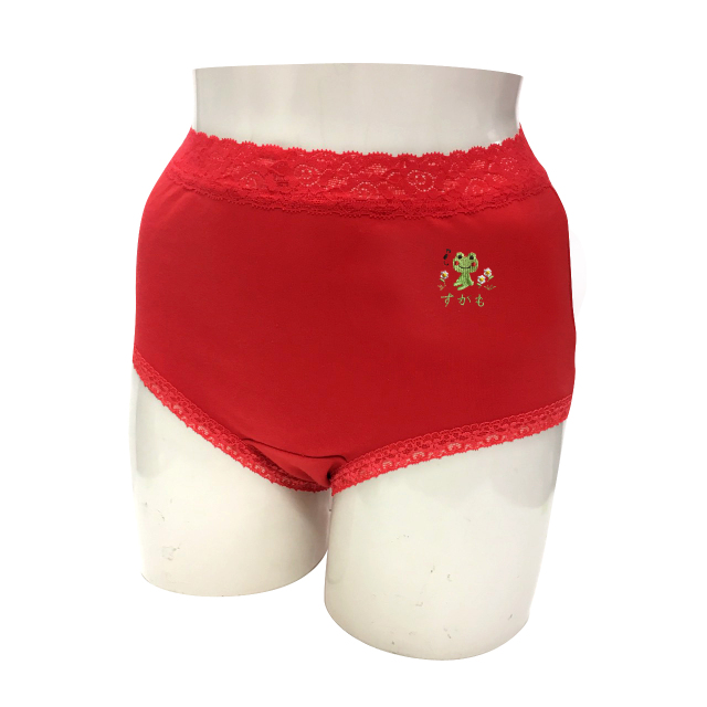 新品　定価3万　LITTLEBIG★ラミネートショーツ　赤　M カロリーネ ノーマルショーツ（ショーツ・パンティ） | Risa Magli