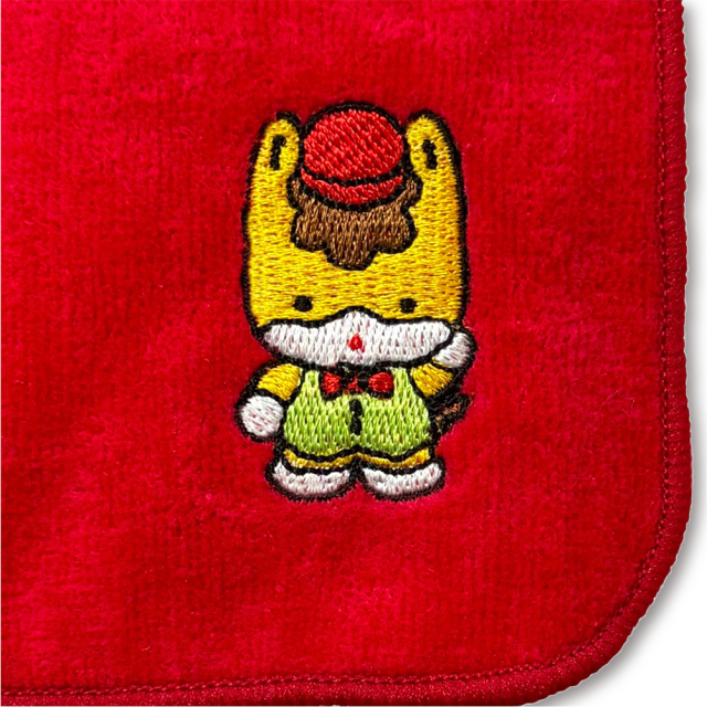 ぐんまちゃん刺繍入りタオルハンカチ