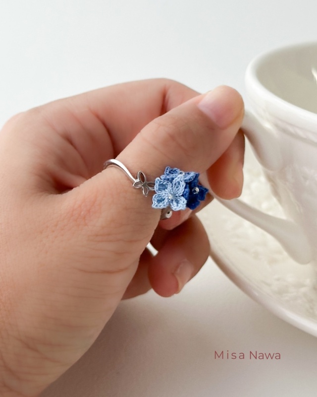 スタッブリング　バタフライ 　紫陽花