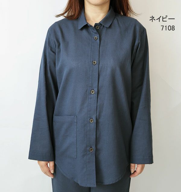 一重ガーゼパジャマ（女性）色08