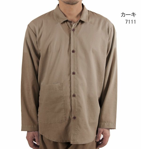 一重ガーゼパジャマ色11