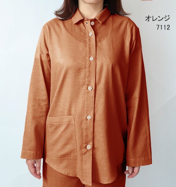 一重ガーゼパジャマ（女性）色12