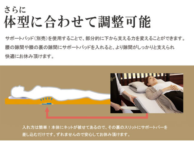 西川快圧ふとんのベッドマットレスタイプ ムアツふとんの進化形