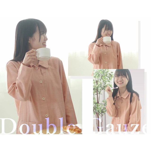 ダブルガーゼパジャマ（女性）02