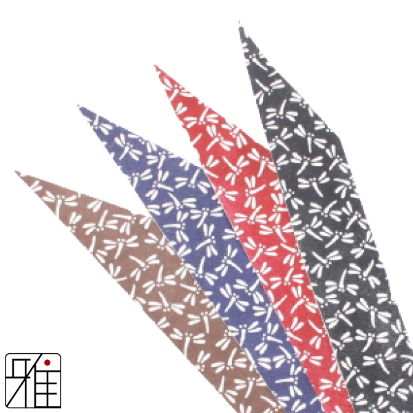 弓道 握り革 鹿革 小唐 とんぼ柄『K』【メール便可】