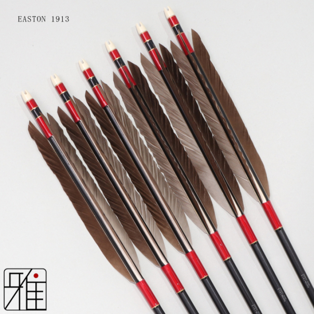 弓道 矢 ジュラ矢 黒手羽 1913|6本組|弓具通販 弓具 弓道具の通販