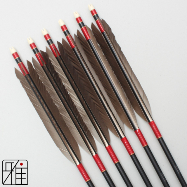 弓道 矢 ジュラ矢 黒手羽 1913|6本組|弓具通販 弓具 弓道具の通販