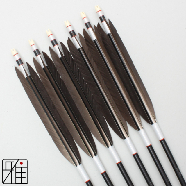 弓道 矢 ジュラ矢 黒手羽 1913|6本組|弓具通販 弓具 弓道具の通販