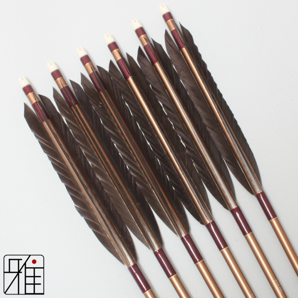 弓道 矢 黒鷲 4本、巻藁矢1本 イーストン 2015 98cm