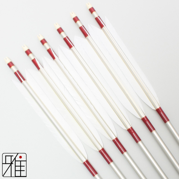 弓道 矢 ジュラ矢 ターキー白羽 1913｜6本組｜翠山弓具店 suizan