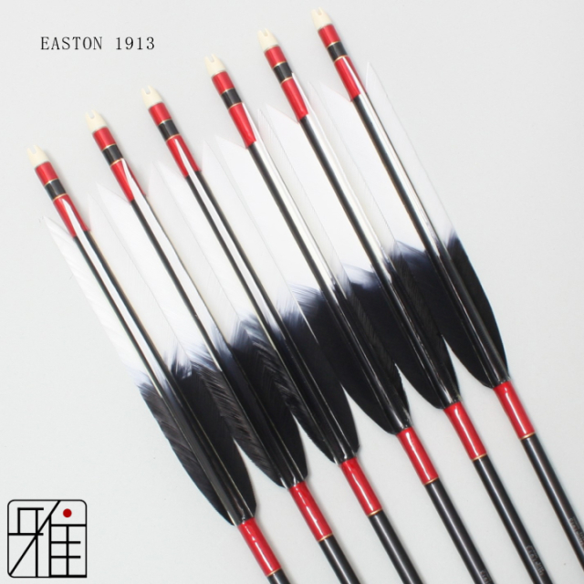 弓道 弓矢 8本 EASTON イーストン XX75 1913 ターキー 7本　ジェラルミン 巻藁矢 1本 竹 矢筒 収納ケース　e1073-B 楽天市場】弓道 矢 ジュラルミン矢 6本組ターキー手描染羽 1913