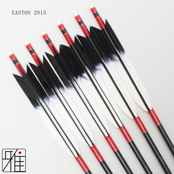 弓道 弓具 近的用 ジュラ矢 ターキー染羽 2015｜6本組 【YA20078】 