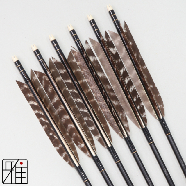 弓道 ジュラ矢 ターキートラ班 2015黒|6本組|矧糸:黒系|202064