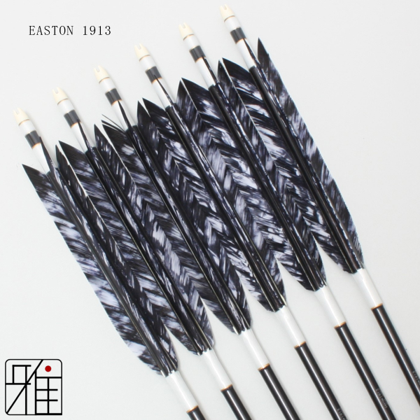 弓道 矢 1913 91cm （弓道 弓具 近的用 ジュラ矢 ターキー染羽 1913｜6 