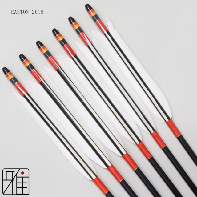 弓道ジュラ矢74本セット 弓道 矢 ジュラ矢 ターキー差斑染羽 1913｜6本組｜翠山弓具店