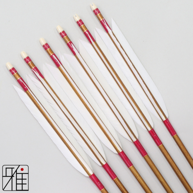 弓道 矢 ジュラ矢 ターキー白羽 1913｜6本組｜翠山弓具店 suizan kyugu