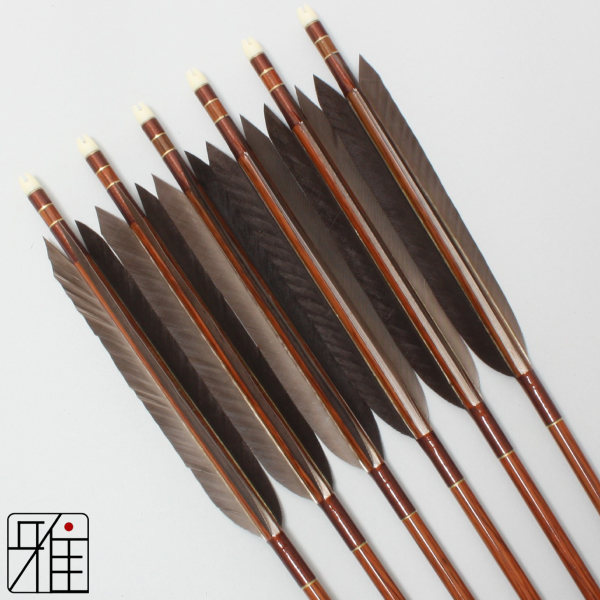 弓矢　彩色5本セット　新品未使用 Amazon.co.jp: AMEYXGS 12セット 木製の矢 直径8mm木矢 5