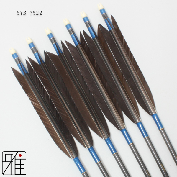 弓道 矢 エスワイカーボン矢 SY Carbon｜6本組 翠山弓具店suizan