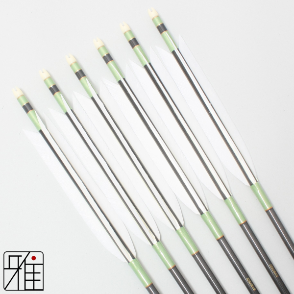 弓道 矢 エスワイカーボン矢 SY Carbon｜6本組 翠山弓具店suizan