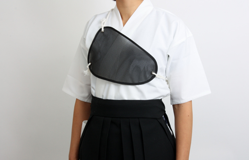 メール便可 弓道女性用 胸あて メッシュ