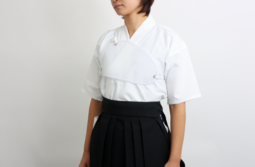 メール便可 弓道女性用 胸あて メッシュ