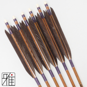 弓道 矢 ミズノ カーボン矢 黒尾羽 WENEW 80BC｜6本組｜翠山弓具店