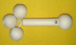 さくらんぼ・白木　～繊細な赤ちゃんの手にぴったりの軽くてやさしいファーストトイ～