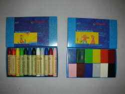 シュトックマー蜜ろうクレヨン12色紙箱入り　～高い透明感と美しい発色のクレヨンです。～