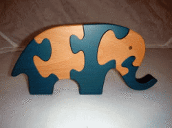 VITALI動物パズル・ぞう　～34年ぶりの復刻。大人のインテリアにも素敵！～