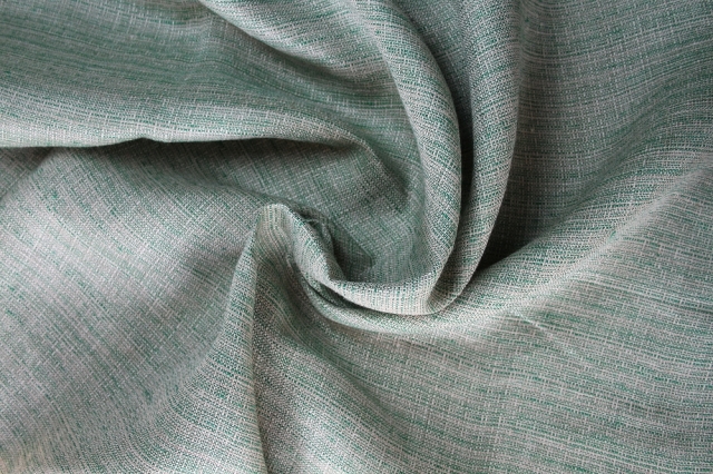 20％OFF　リトアニアリネン　ラスティックカラー　ナチュラルグレイ×グリーン