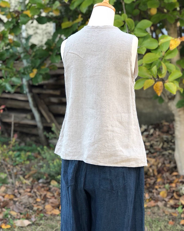 sunday treat パターン Aラインのタンクトップ