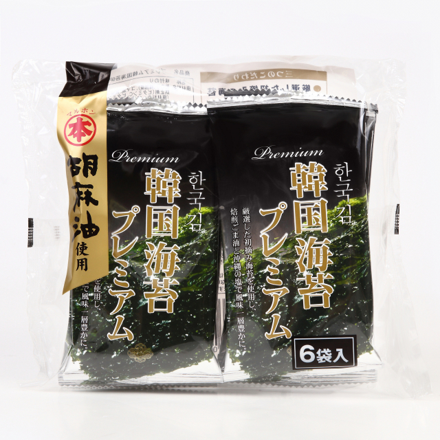 韓国海苔プレミアム 6袋