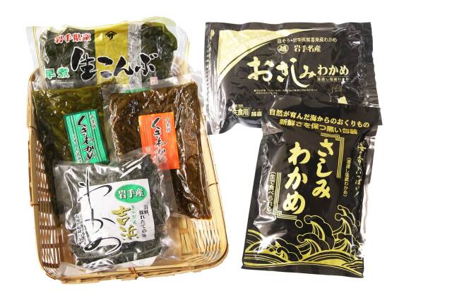 生食用海藻6点セット 道の駅さんりくwebショップ