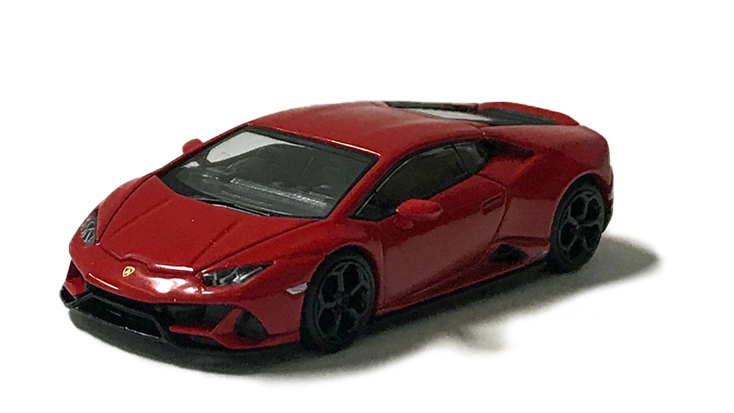 MINI GT 1/64 ランボルギーニ ウラカン EVO ロッソマーズ(左ハンドル）
