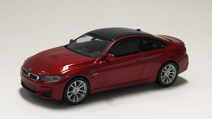 MINI GT 1/64 BMW M4 (F82) サキールオレンジ(左ハンドル)