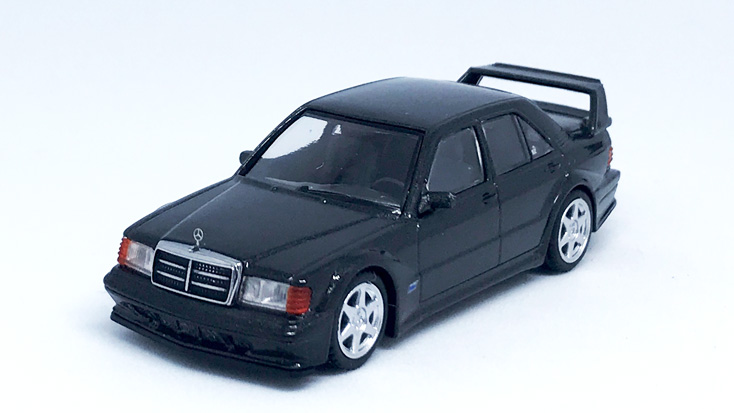 MINI GT 1/64 メルセデス ベンツ 190E 2.5-16 エボリューション II ブラック(左ハンドル)