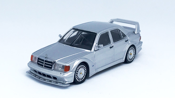 MINI GT 1/64 メルセデス ベンツ 190E 2.5-16 エボリューション II DTM シルバー(左ハンドル)