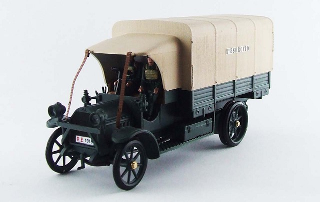 RIO 1/43 フィアット 18 BL 軍用トラック フィギュア4体セット