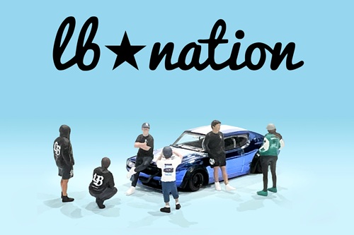American Diorama 1/64 フィギュア LB Nation 6個セット