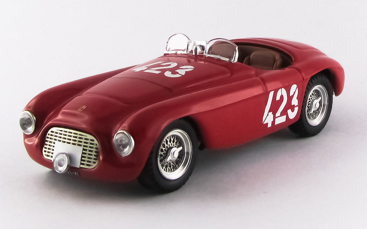 ART MODEL 1/43 フェラーリ 166 MM バルケッタ 1952 シチリアレース #423　P. Marzotto/Marini シャーシNo.0034 優勝