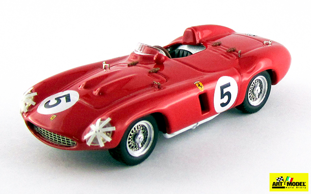 ART MODEL 1/43 フェラーリ 850S ツーリスト トロフィー 1955 Maglioli/Trintignant #5 シャーシNo.0578 8位