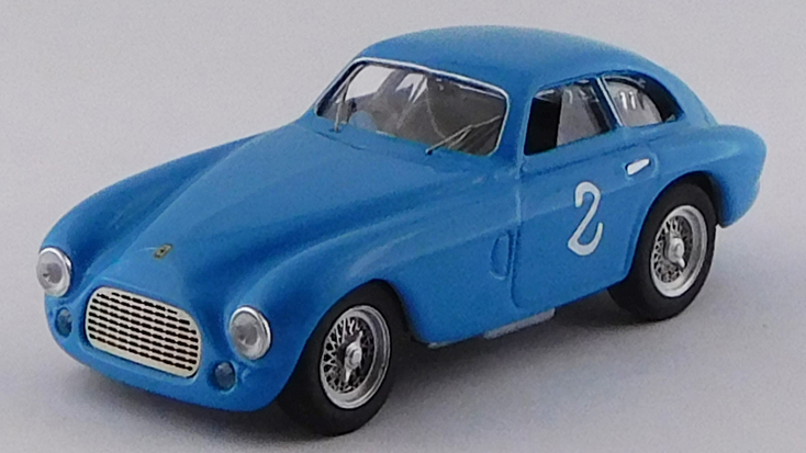 ART MODEL 1/43 フェラーリ 166 MM ベルリネッタ ポルトサーキット 1950 #2 Yvonne Simon シャーシNo.0042