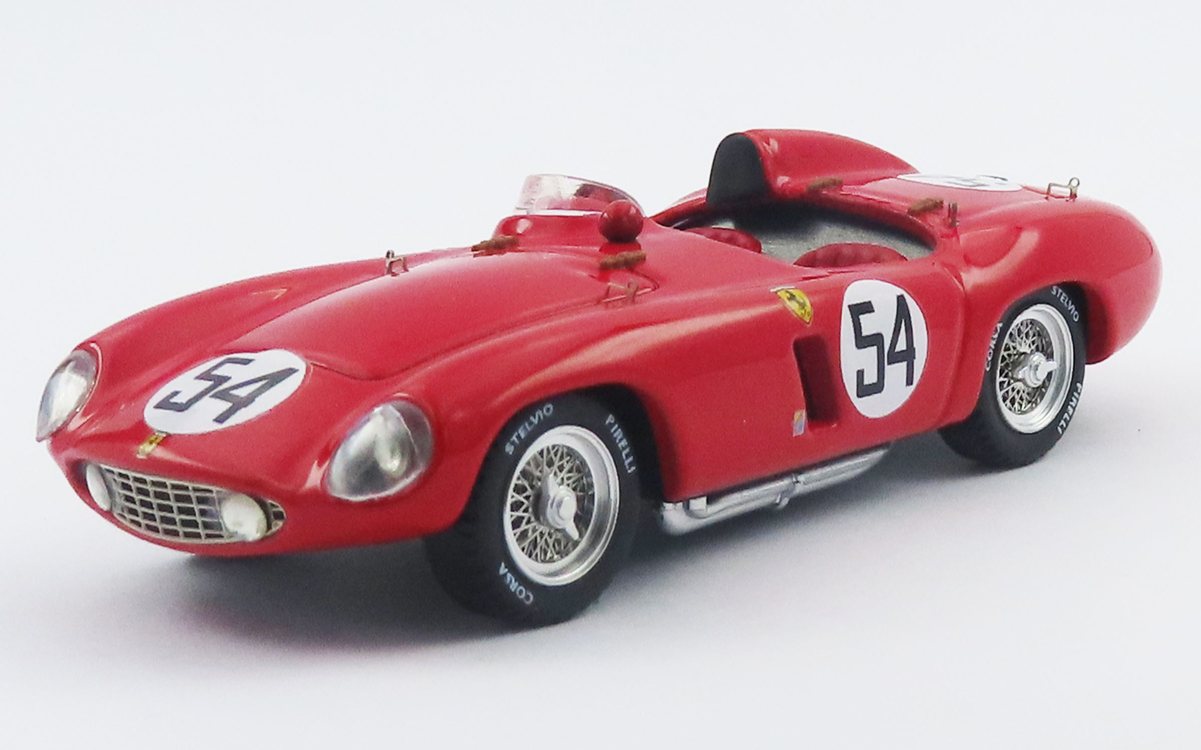 ART MODEL 1/43 フェラーリ 750モンツァ チュニジアGP“ベルヴェデール”1955 優勝車 #54 Luigi Piotti シャシー No.0514M